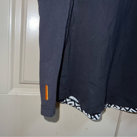 Lucy Activewear Stretchy Black Abstract Sleeveless Top Size Small - Picture 6 of 7